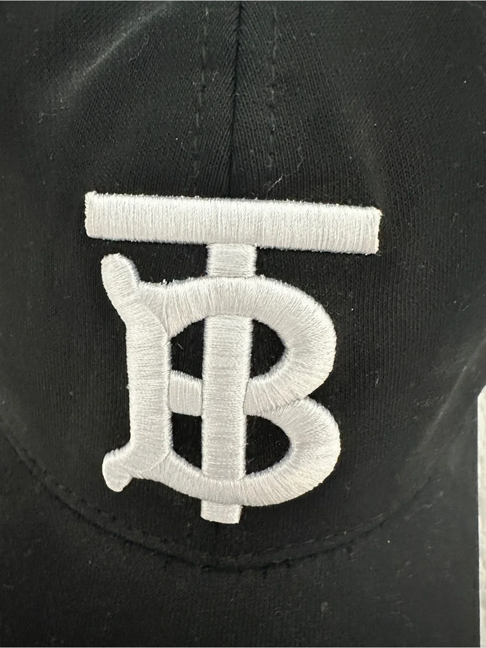 Burberry TB Logo Cap Black & White - Picture 12 of 16